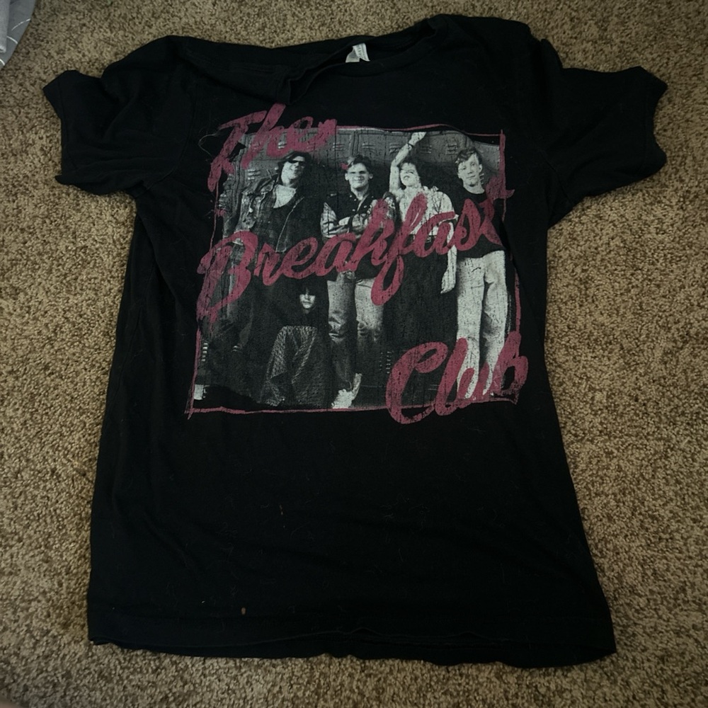 Bella Canvas Black 'The Breakfast Club' Graphic Tee